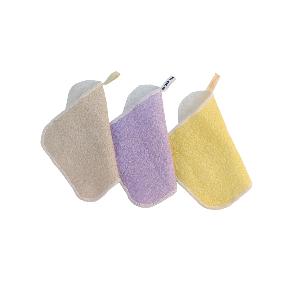 Bamboo fiber dishwashing cloth