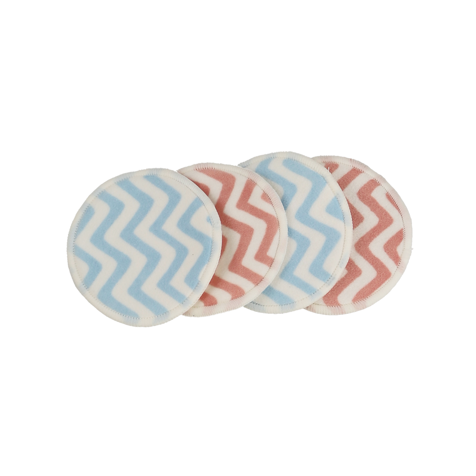 Bamboo fiber makeup removal pad