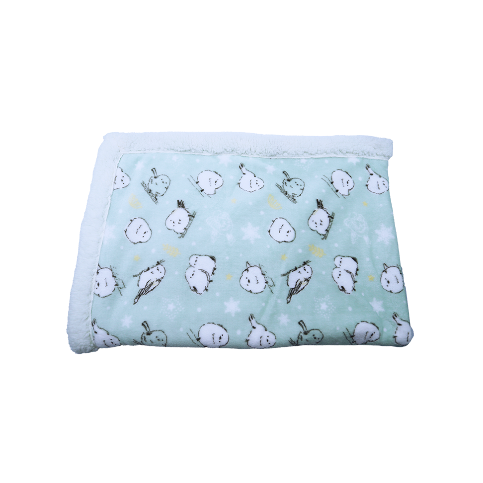 Cashmere and coral fleece composite children's blanket
