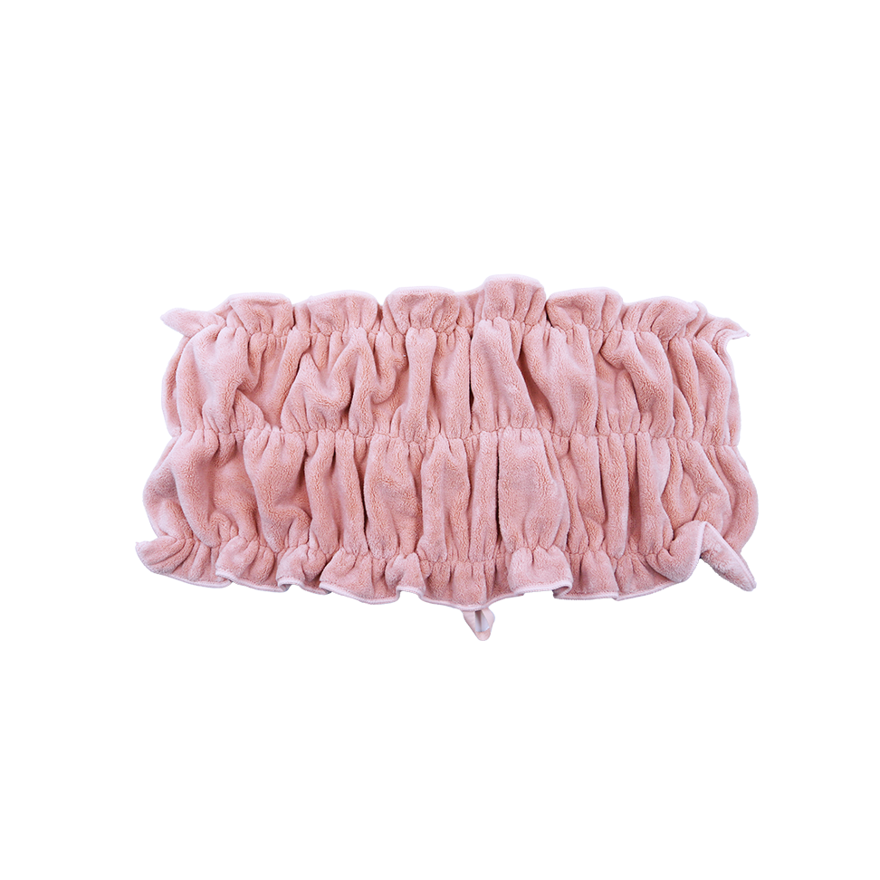 Coral fleece wide headband