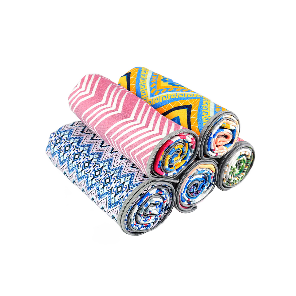Microfiber Printed Yoga Towel