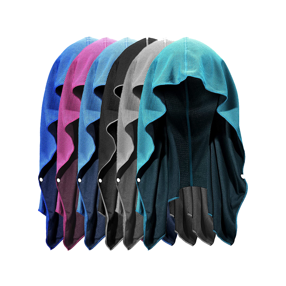 U-Shaped Cooling Hoodie Towel