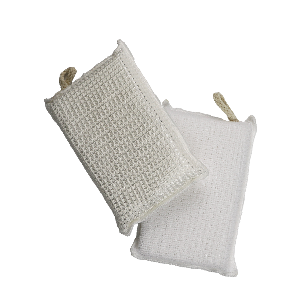 bamboo microfiber clean sponge