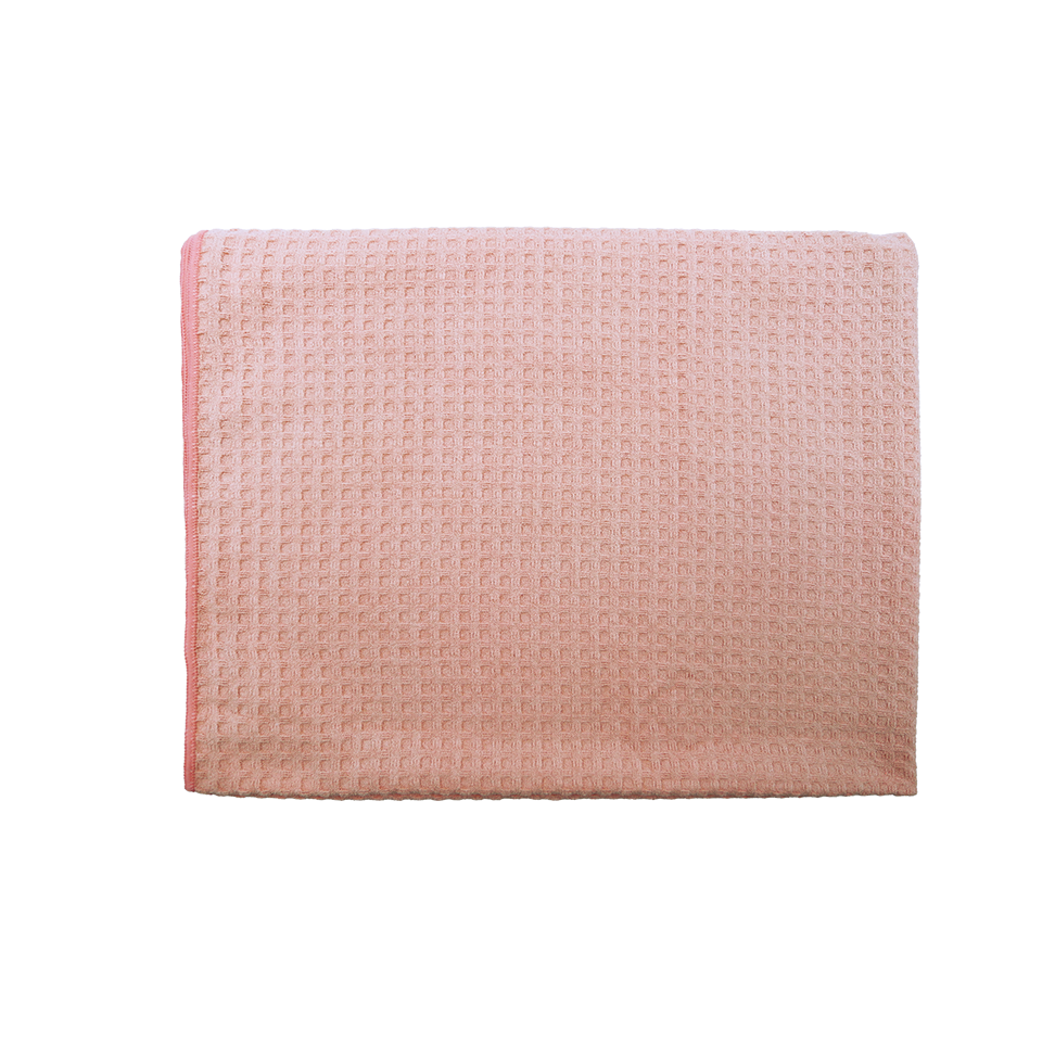 cotton waffle bath towel