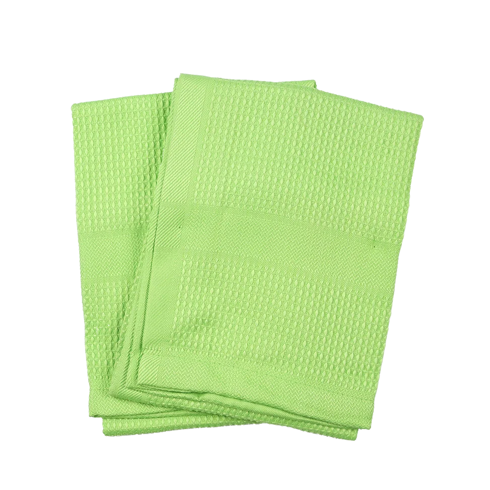 Microfiber Cut-off Waffle Tea Towel