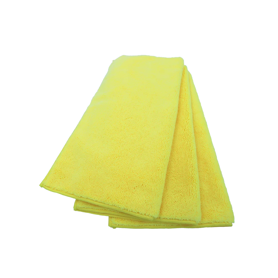 Multi-purpose low weight long wool warp knitted towel