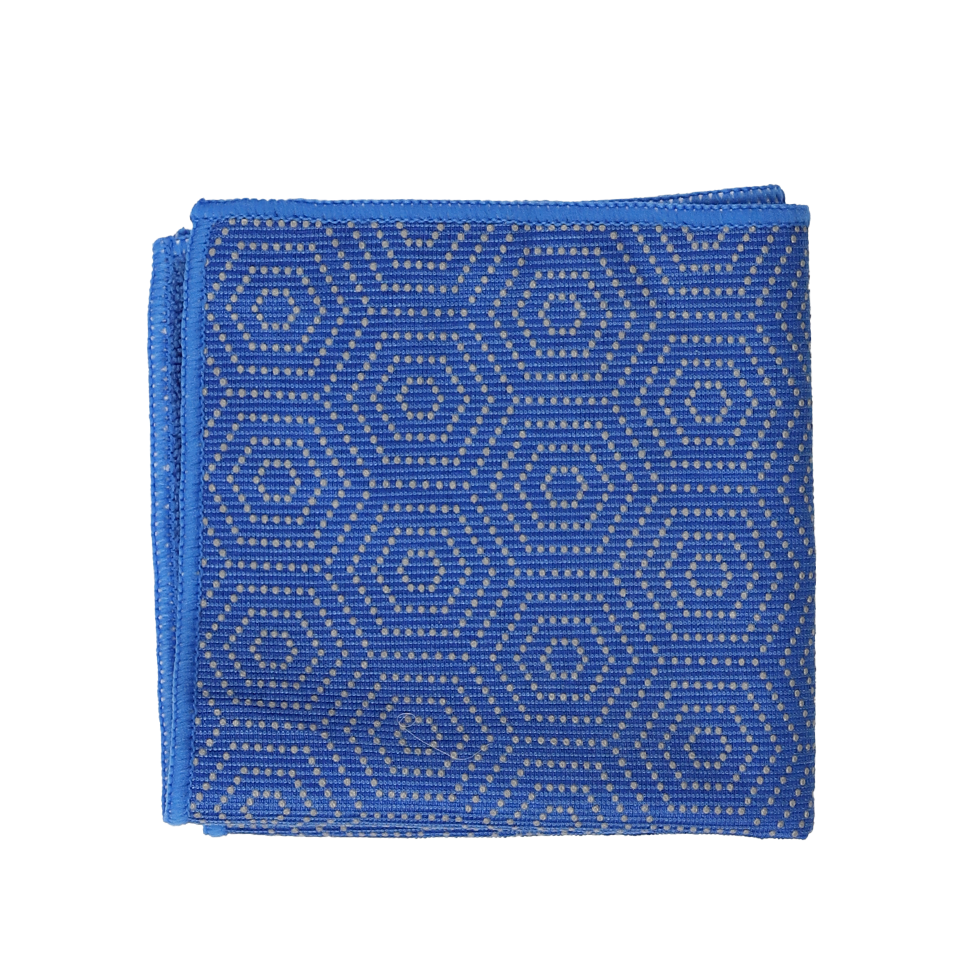 Dinner plate BBQ microfier scrub cloth