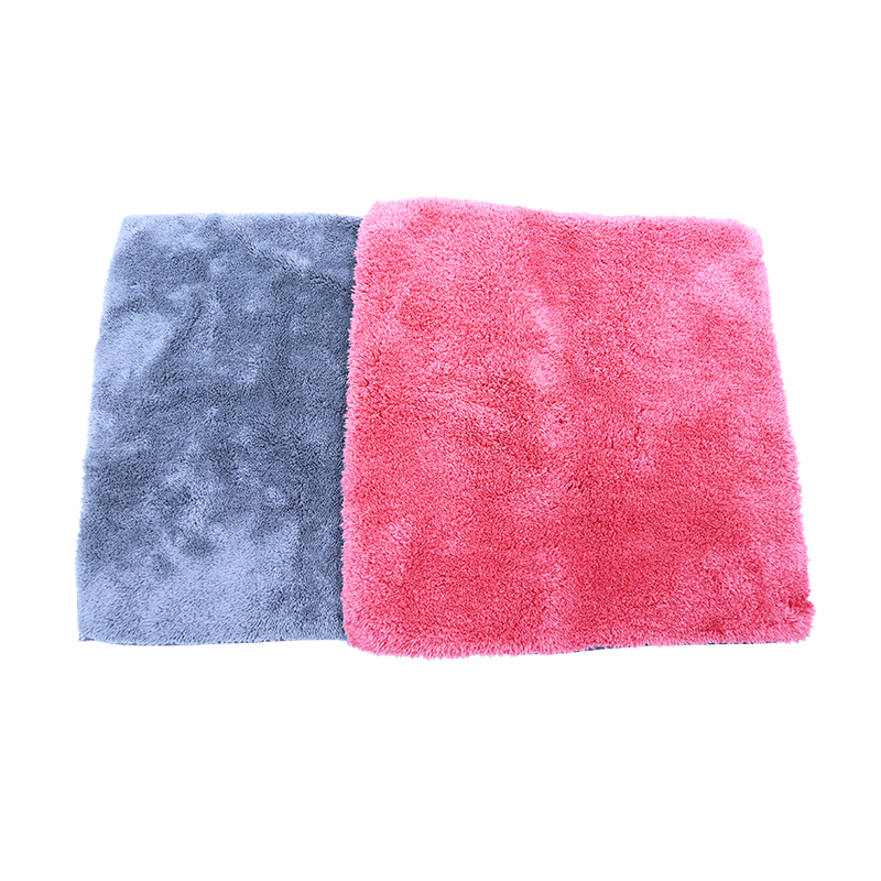 Weft-Knitted Coral Fleece Car Towel