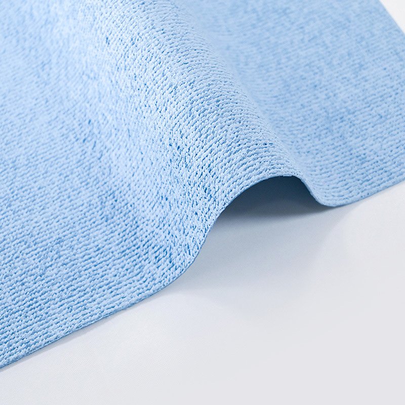 PU-Coated Microfiber Chamois Polishing Cloth-Hot Cut Process Cutting