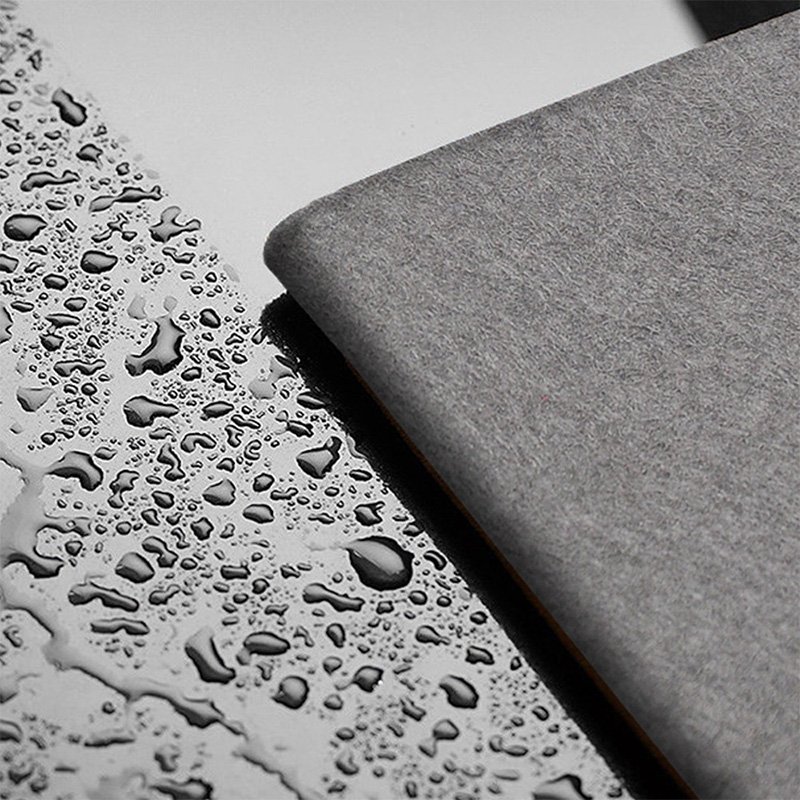 PU-Coated Microfiber Chamois Towel-Water Absorption Drying Effect Display
