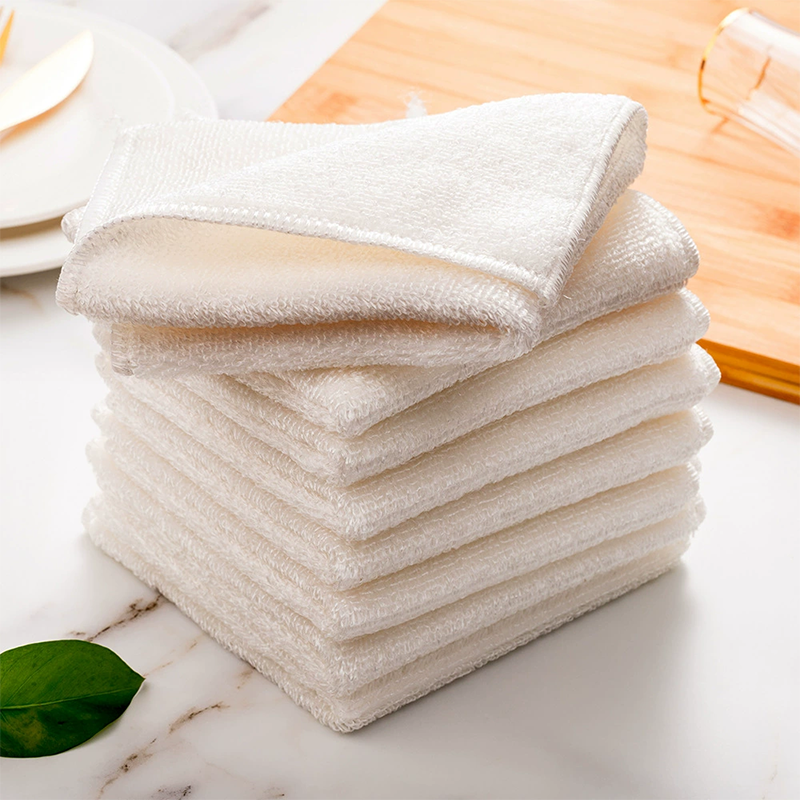Bamboo Fiber Dishcloth - Wholesale Eco-Friendly Cleaning Cloths