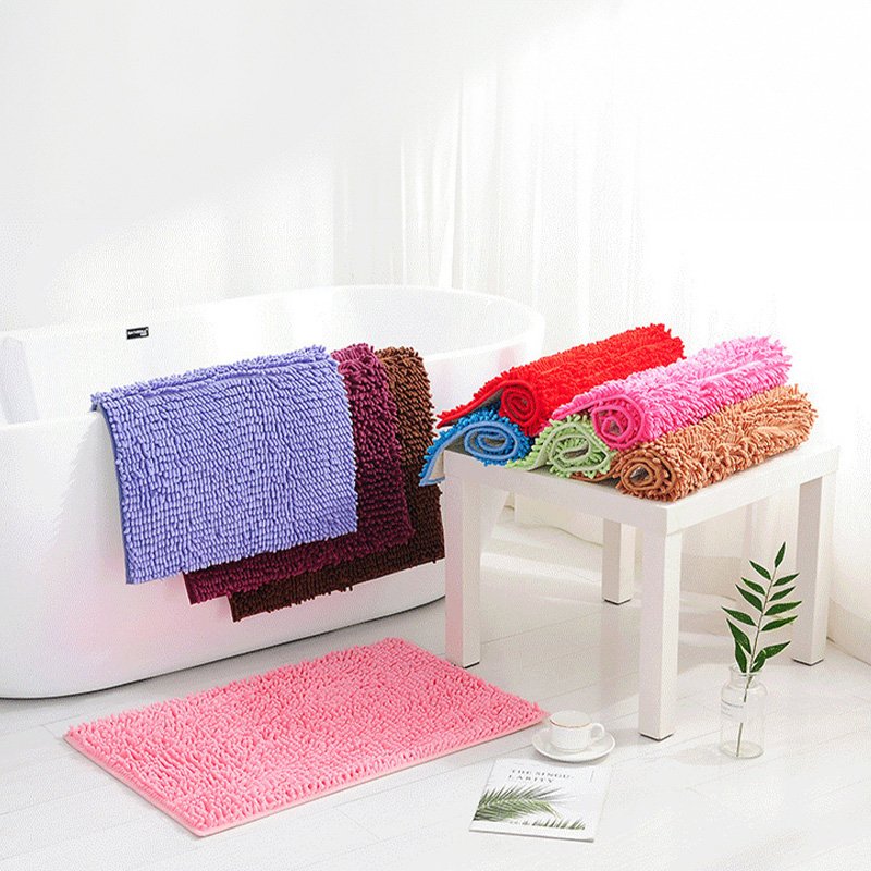 Chenille Bathroom Mats