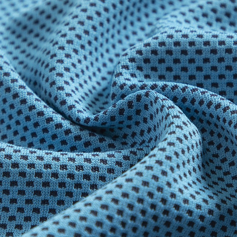 Ice-Sensation Fabric with Honeycomb Mesh