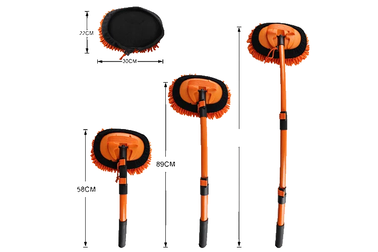Car Wash Mop – Extendable Bent Rod-750-500